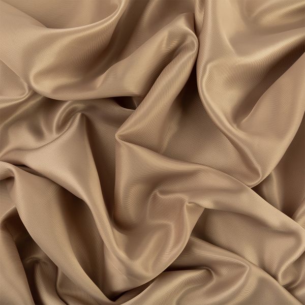 Ткань подкладочная Poly Twill 101±2 г/м², 200х145±2 см, 10 кофе с молоком, Gamma LPTN