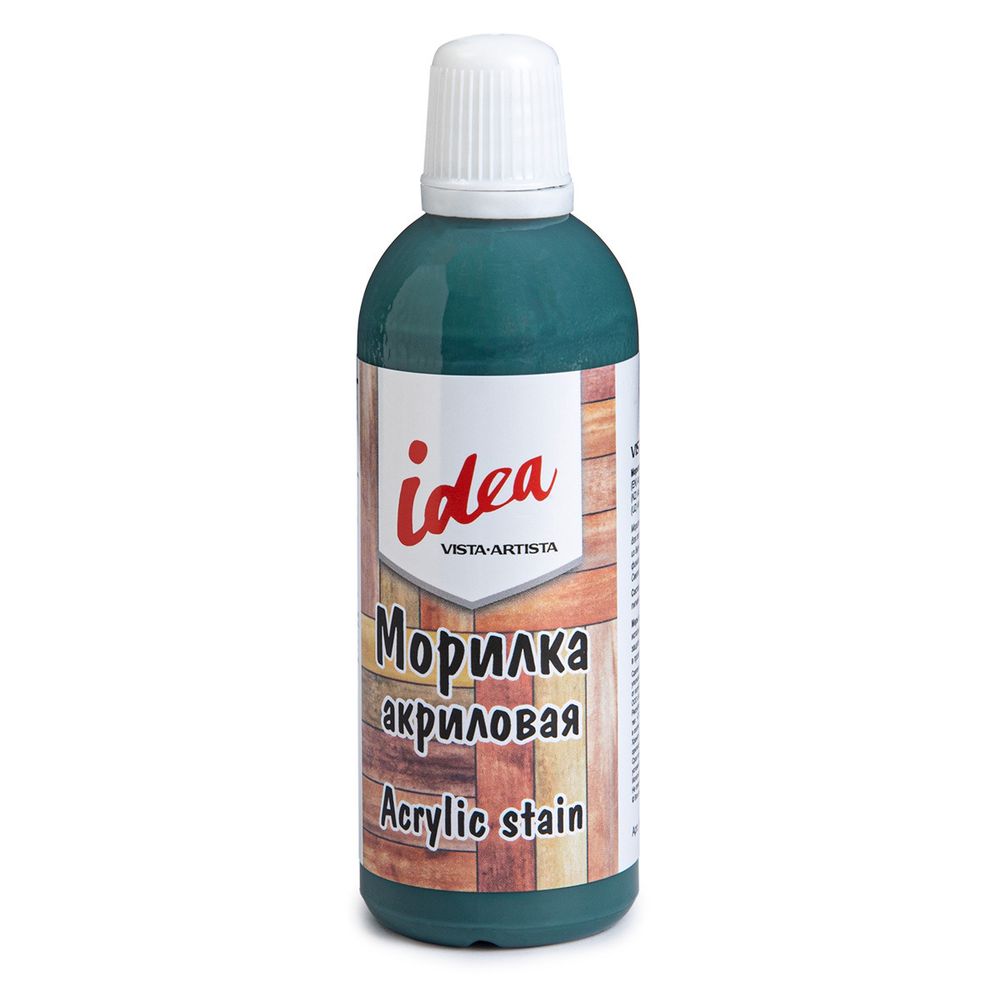 Морилка акриловая, 6 шт, 80 мл, 03 оливковый/olive, Vista-Artista ASV-01