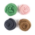 Набор шерсти для валяния 4х10 г, ассорти №12, Gamma AFW-040