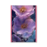 Блокнот на скобе, A5 60 л. 12 шт клетка, Нежные лепестки 01743, Б263 Светоч