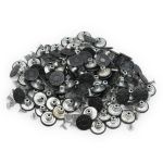 Пуговицы джинсовые ⌀17 мм, фиксированная ножка, сталь, 8 звезд, оксид, 100 шт, New Star