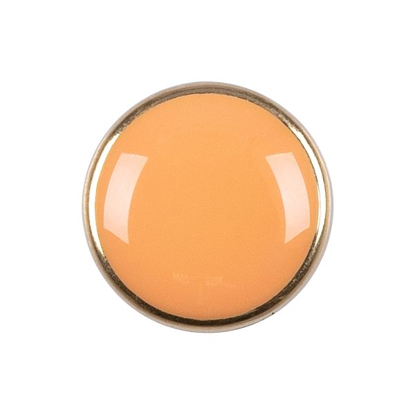 Пуговицы металл 15 мм, 6 шт, 153 оранжевый, Blitz MB 0279