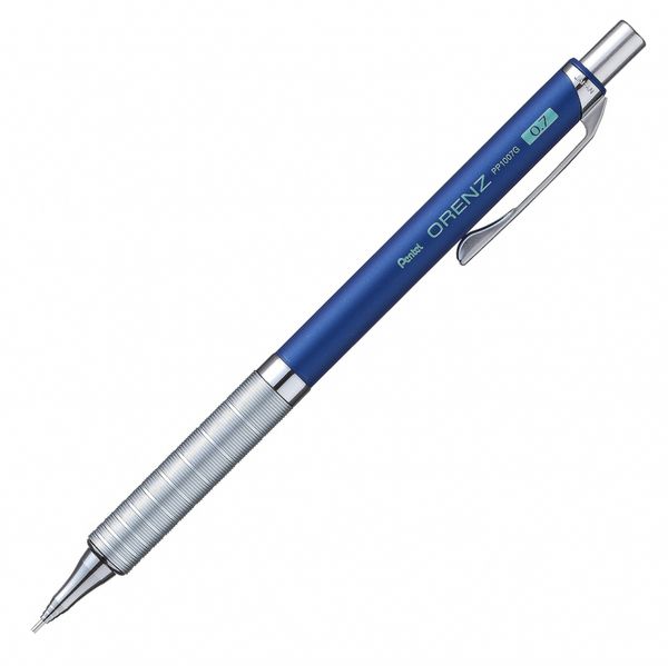 Карандаш автоматический профессиональный Pentel ORENZ Metal Grip 0.7 мм, XPP1007G-CX синий корпус, Pentel