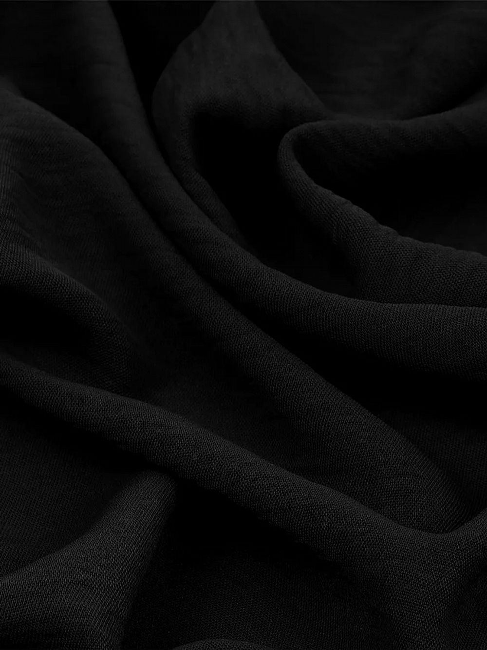 Лен Манго 160 г/м², 150 см / 25 метров, TBY.Mg.14, цв.черный