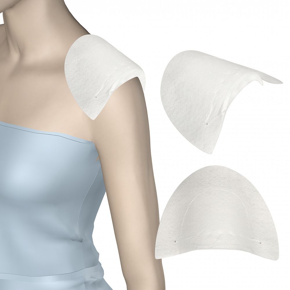 Плечевые накладки (подплечники) сложные 260х145х18 мм, АТ.С13-80, 100 пар