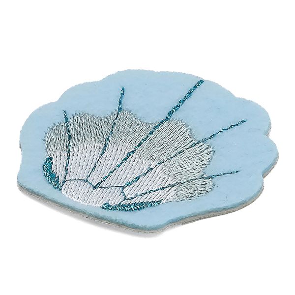 Термоаппликация Ракушка, 3.8х4.5см, Hobby&Pro