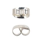 Заглушки 6х4 мм, арт.MH.111937-2, цв. серебро, уп. 200 шт