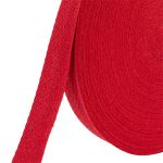 Тесьма (лента) киперная (100 х/б) 20 мм / 45.72 метра, 16 красный, 6190-2026