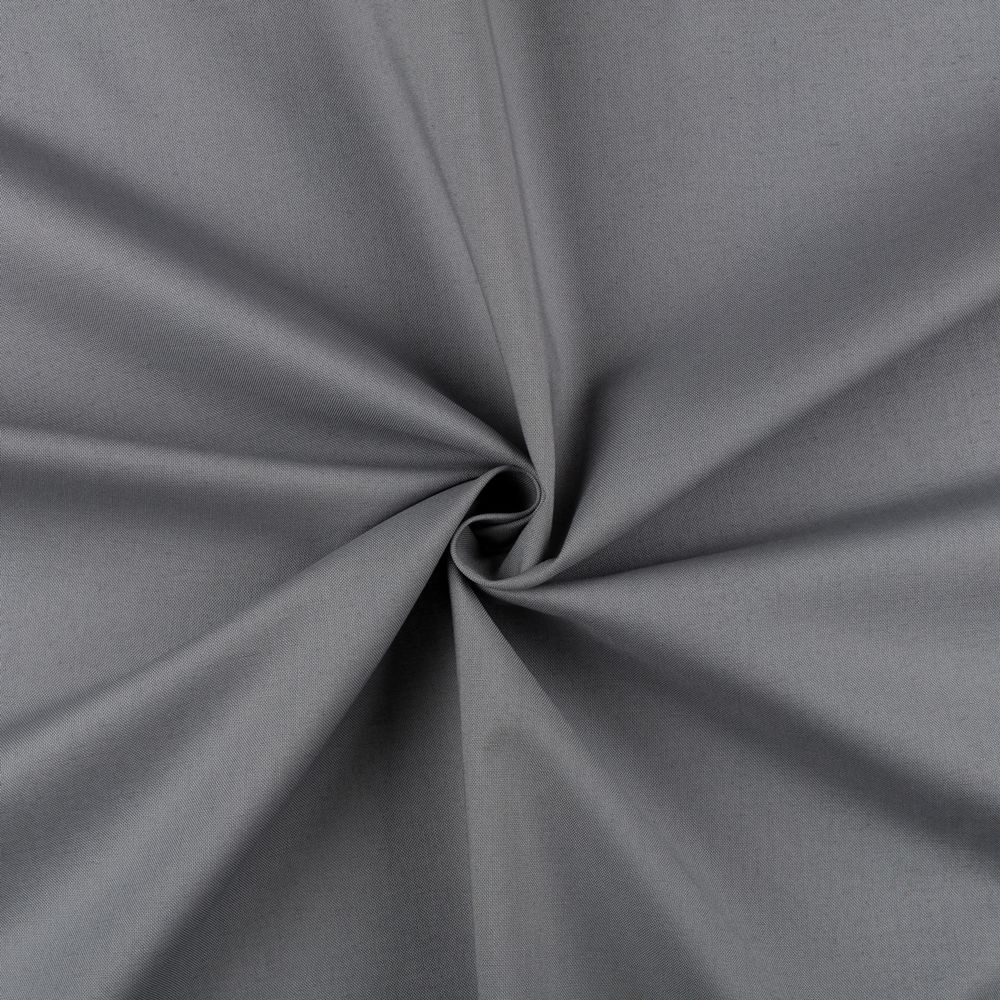 Ткань для пэчворка Peppy Краски жизни Люкс, рулон 112 см / 5 метров, 17-3914 серый, Peppy