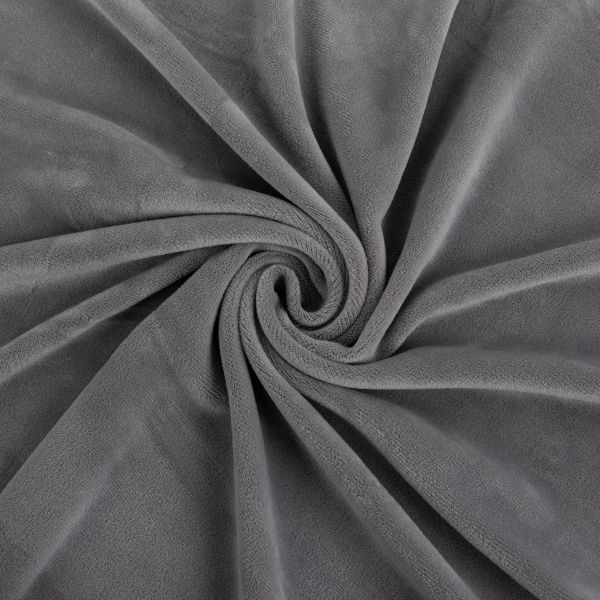 Велюр 240 г/м², 150х185±5 см, серый/grey, Gamma VELRN