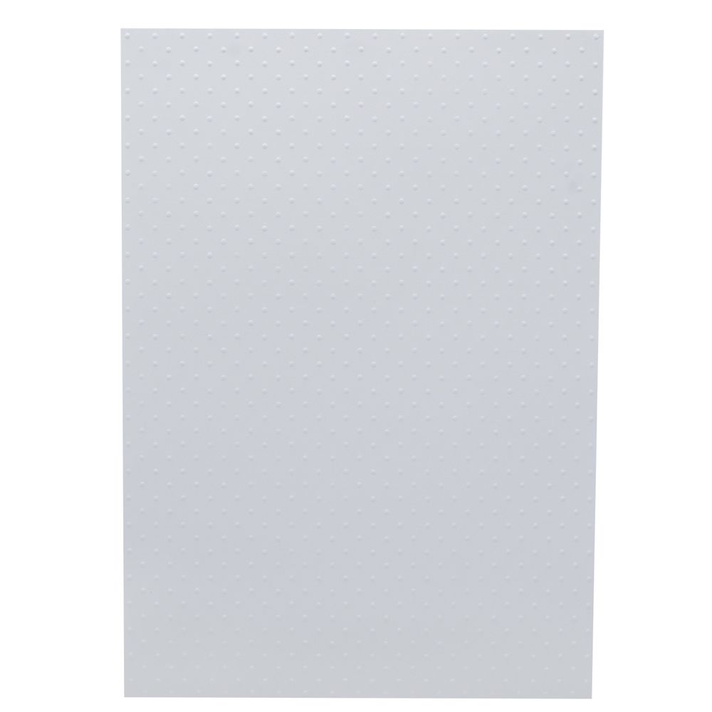 Бумага для творчества с рельефным рисунком Точки, 3 листа, 1 белый