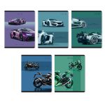 Тетрадь ученическая общая, A5 40 л. на скобе 65 г/м², белизна 100% 10 шт клетка, 01473 Без тормозов, Светоч Т194