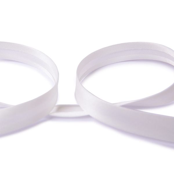 Косая бейка атласная 15 мм / 132±1 метра, 083 молочный, Blitz BKE-15P