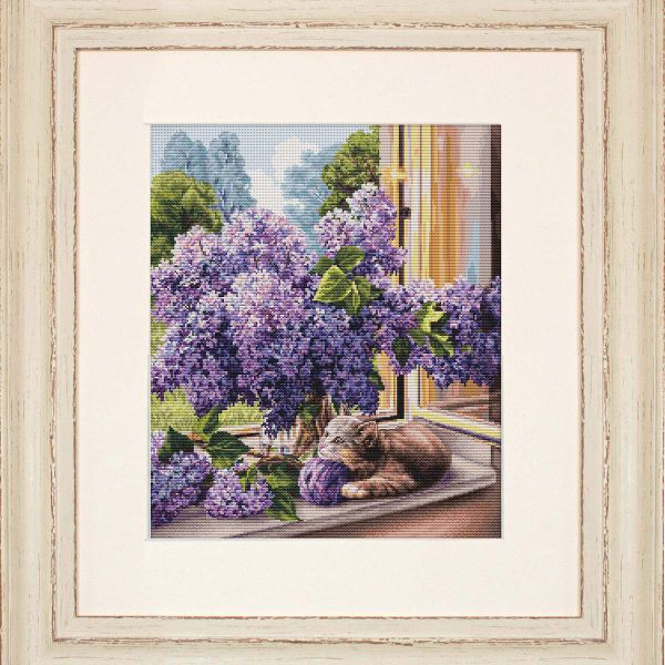 Набор для вышивания нитками Luca-S, Мечтатель, 32х37см