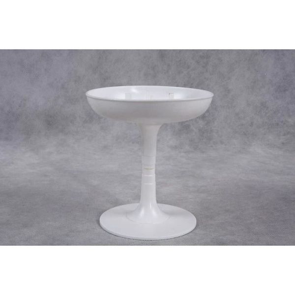 Поддон чаша на ножке 13х14см белая