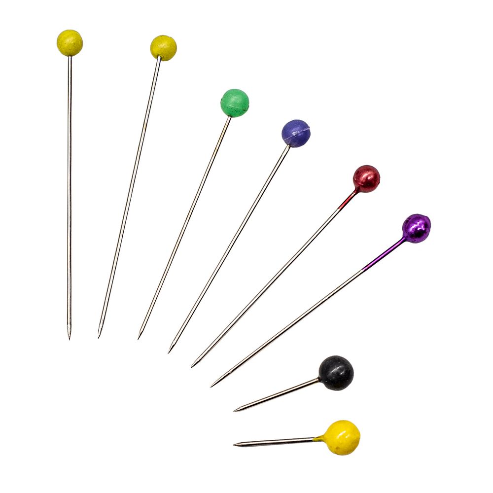 Булавки портновские в пластиковой коробке, ассорти, 236 шт, Hobby&Pro