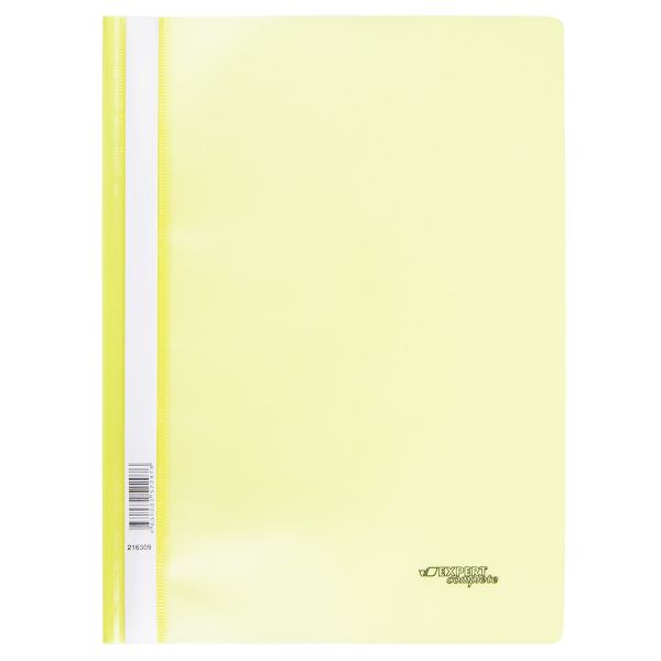 Папка-скоросшиватель A4 140/180 мкм волокно, 20 шт, желтый 216309, Expert Complete