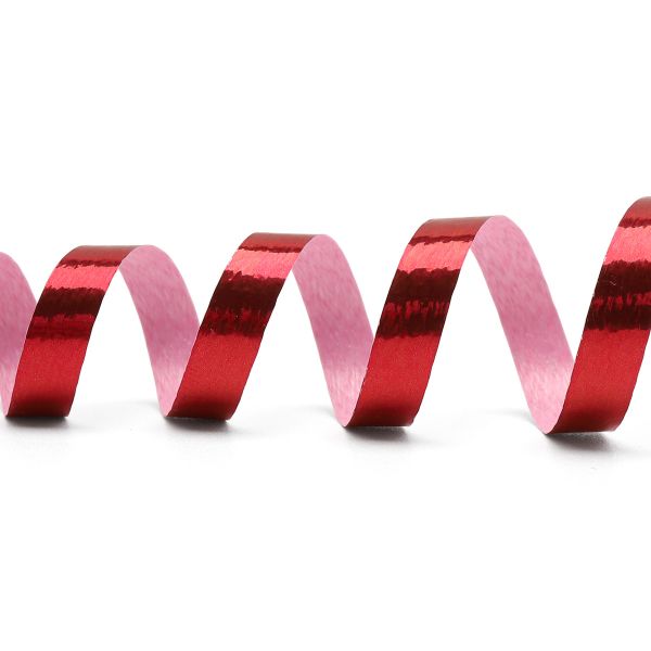 Лента упаковочная металлизированная 5 мм / 250 метров, SP01 красный, R5-250SP