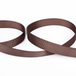 Лента репсовая (в рубчик) 12.0 мм / 45.5 метра, 121 серо-коричневый, Gamma GR-12