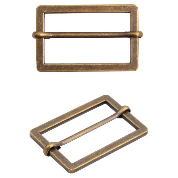 Рамка регулировочная металл литая 40 мм (48х31 мм, ⌀4 мм), бронза, 4 шт