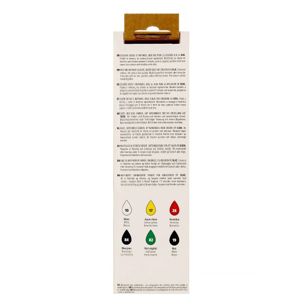 Набор красок Pebeo Setacolor Opaque Открытие для темных и светлых тканей 6 цв. 20 мл 756481