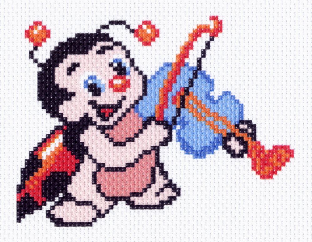 Набор для вышивания нитками Матренин Посад, Веселая мелодия 16х20 см