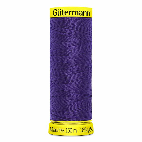 Нитки для трикотажа Gutermann Maraflex, 150м, 373 т.фиолетовый, 5 катушек