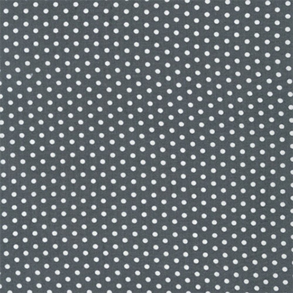 Ткань для пэчворка Peppy Spot On, отрез 50х55 см, 145 г/м², EZC-12873-12 GREY, Robert Kaufman