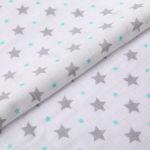 Муслин 105 г/м², 125 см, 21-звезды, Peppy