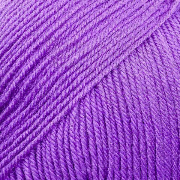 Пряжа Люблю вязать Зефир / уп.3 мот. по 100 г, 295 м, 770 фиолетовый