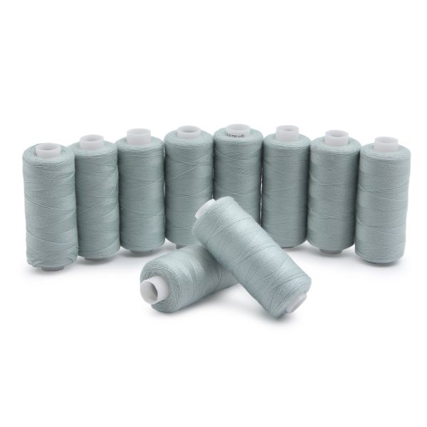 Нитки швейные бытовые Bestex 40/2, 365 м (400 ярд) / 10 кат., 195 серый иней