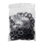 Люверсы металл ⌀_8.0 мм (внутр.), латунь, цв.чернен. плоский, 50 шт, BIG