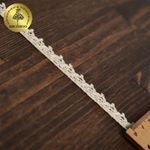 Кружево вязаное (тесьма) 10 мм, цв.01 натуральный, уп. 50 м, Kruzhevo