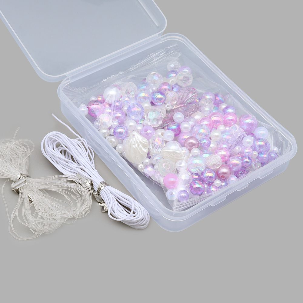 Набор бусин для рукоделия, творчества, микс, Astra&Craft (сиреневый)