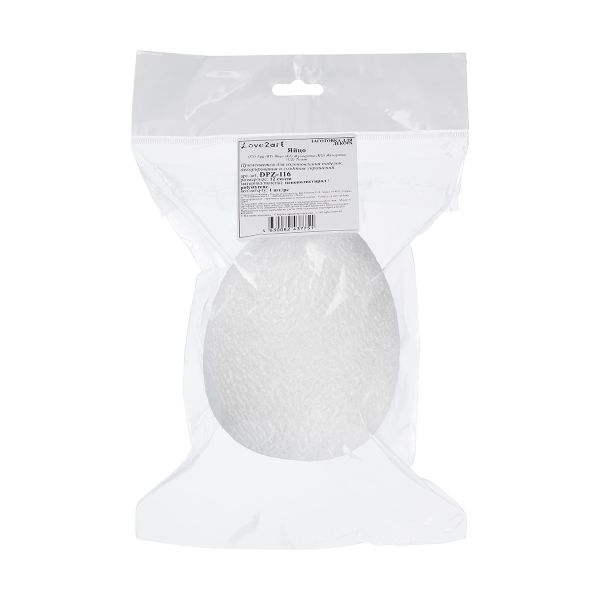 Заготовка из пенопласта Яйцо 12 см, 1 шт, Love2art DPZ-116