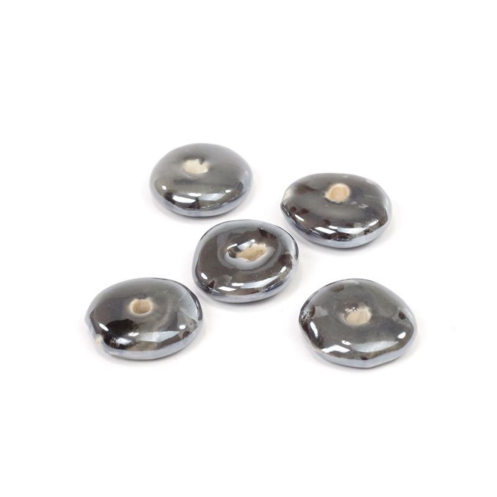 Бусины керамика ⌀15 мм, цв. 003, 5 шт, Tesoro