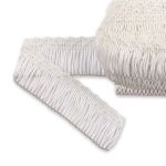 Бахрома отделочная 35.0 мм / 16 метров, 001 белый, Gamma А-06