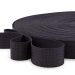 Стропа (ременная лента) 25 мм / 50 метров, 005-2 черный /TOS/