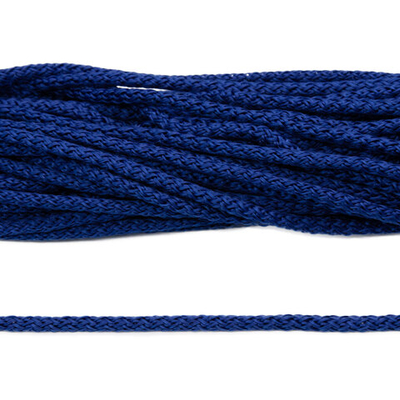 Шнур полипропилен круглый вязаный ⌀6.0 мм / 100 метров, 6-15 синий
