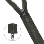 Молния трактор Arta Т6 (6 мм) 2 зам., разъем., 120 см, ОПТ. УП. 25 ШТ., 175 т.хаки