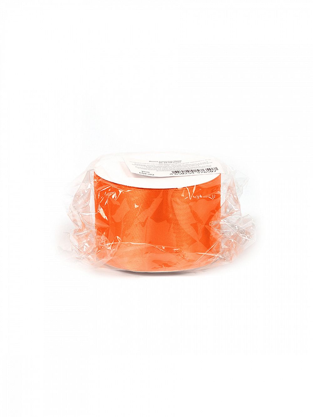 Лента атласная 1-сторонняя 50.0 мм / 22.5±1 метра, 3020 ярк.оранжевый, Magic4Hobby