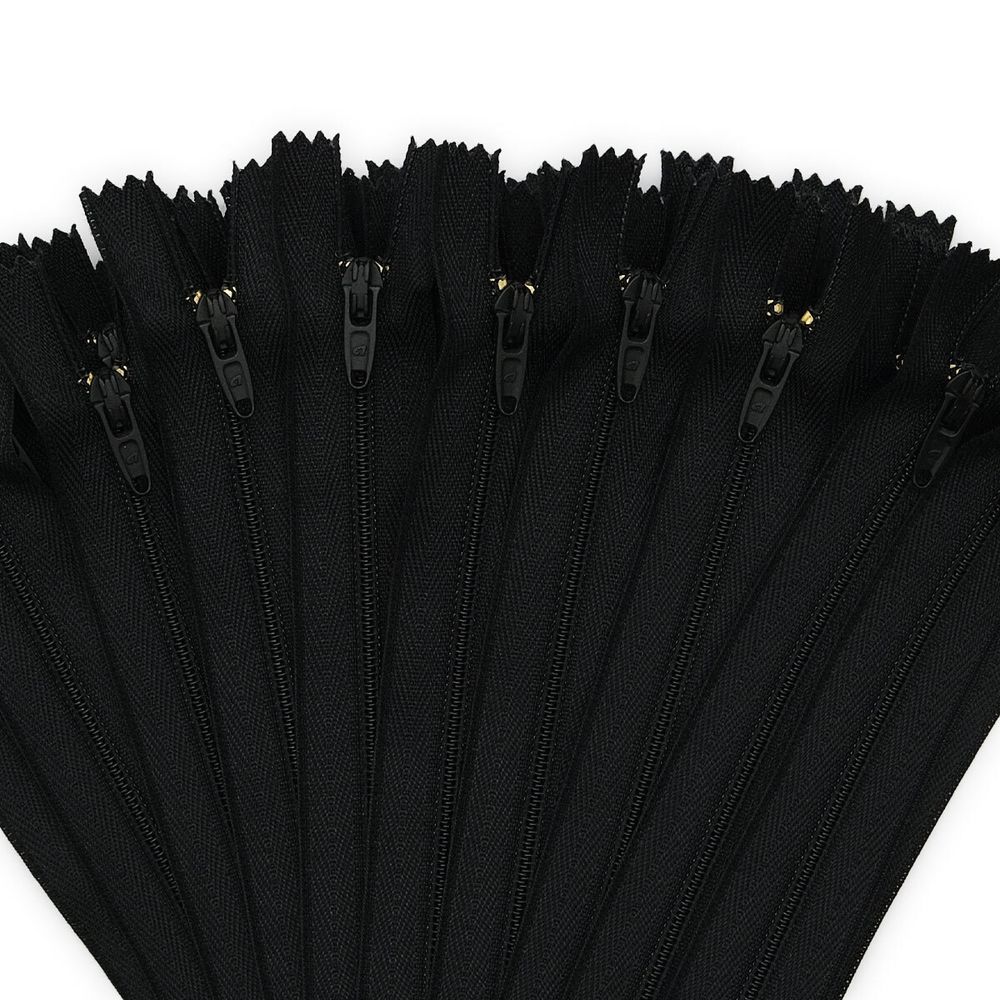 Молния спираль (витая) брючная Arta Т4 (4 мм) 1 зам., н/раз., 20 см, (ST4AM.915), ОПТ. УП., 50 шт, 580 черный