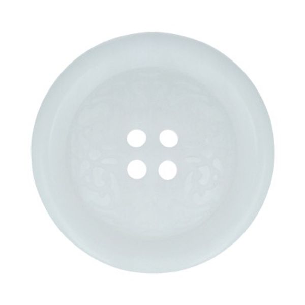 Пуговицы 4 прокола пальтовые 30 мм, 24 шт, А001 белый, Gamma VS 0034