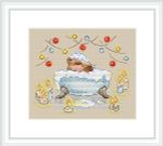 Набор для вышивания нитками МП Студия (Жар-птица), И пусть весь мир подождёт, 11х13 см