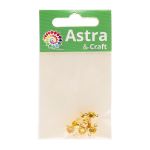 Цап для стразов пришивной, 5 мм, 10 шт/упак, Astra&Craft (золото), 4AR2046