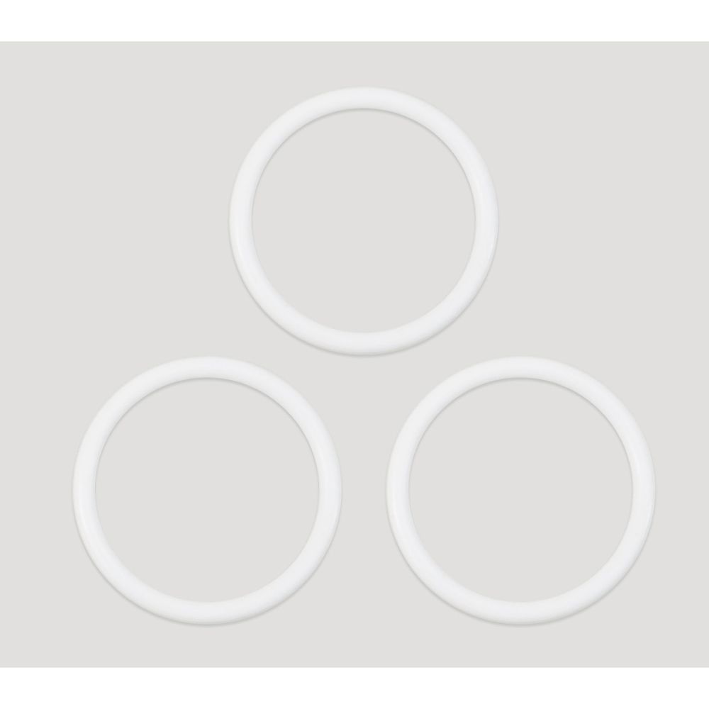 Кольца для бюстгальтера металл ⌀18.0 мм, 001 белый, Arta, 50 шт