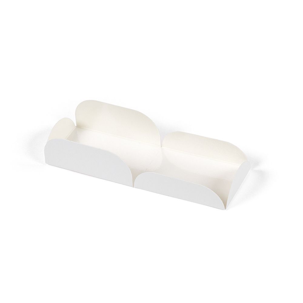 Коробка для 5 эклеров 25х15х5 см, белый, S-Chief BFC-040