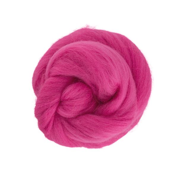 Шерсть для валяния (до 29 мкр), 50 г. 1014 мальва, Gamma TFS-050