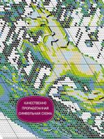 Набор для вышивания нитками Риолис, Слеза Единорога 20х20 см