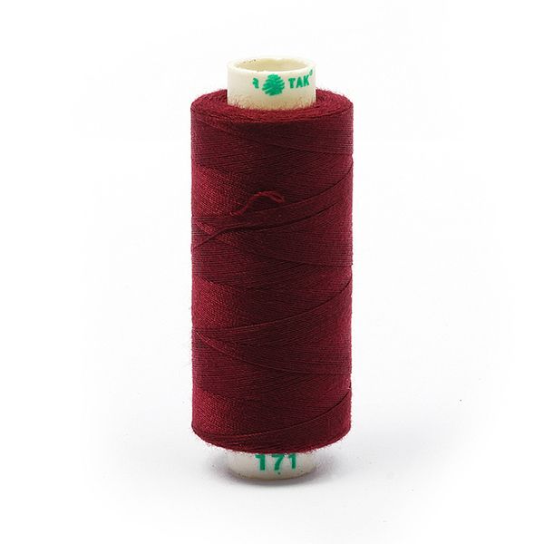 Нитки швейные бытовые Dor Tak 40/2, 366 м / 10 кат., 171 бордовый